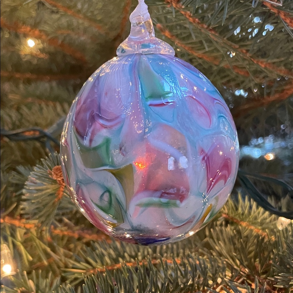 Colorful Glass Ornament